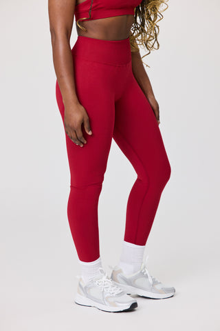 Essential Seamless Leggings - Crimson Heat