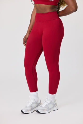 Essential Seamless Leggings - Crimson Heat