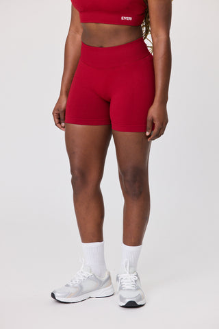 Essential Seamless Shorts - Crimson Heat