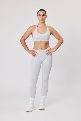 Halter Sports Bra - Mist