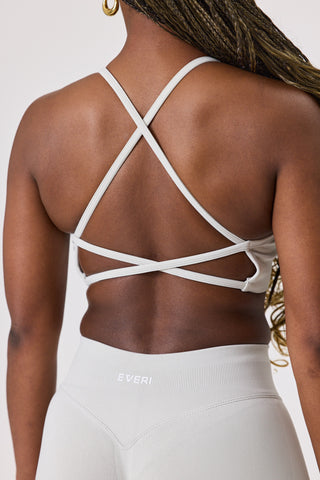 Cross Back Straps Sports Bra - Mist